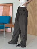 Kiran Pintuck Banding Long Wide Slacks