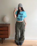 Poner Cation Parachute Diagonal Cargo Pants