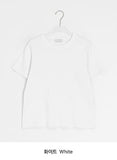 Chibi Color Basic Semi-Crop Short Sleeve Tee