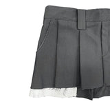 low-rise pocket skirt