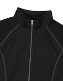 COVER STITCH NYLON TRACK JACKET