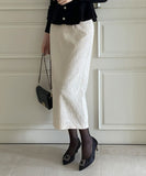 Shumaz Wave Jacquard H-Line Skirt