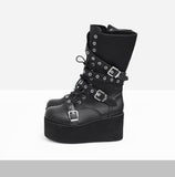 Devil Buckle Ultra Light Platform Boot Walker