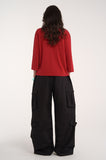 two way Elastic-waist pants