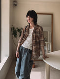 Wavy Bohemian Mix Short Sleeve Shirt