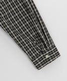 [unisex] Tend Check Over Long Sleeve Shirt
