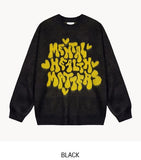 Matter Lettering Brush Knit