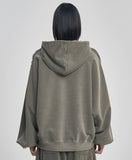 Raglan Lace Trimming Hoodie