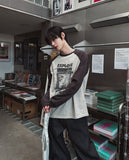 Vision Color Matching Raglan Long Sleeve