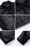 [Real Leather] Lambskin Overfit Two Way Single Jacket