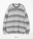 [unisex] Hawkin hairy gradient wool knit