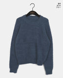 Lacon loose fit angora round knit