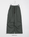 [unisex] Noyuka banding rivet carpender parachute jogger pants