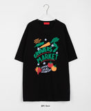 [unisex] Hakui Vegetable Printing Over Short Sleeve Tee