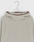 Comdero color matching fleece brushed hoodie