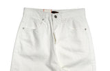 Snuggle White Cotton Wide Pants