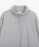 [unisex] Rosin half zip-up collar over brushed sweatshirt