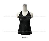 Mood Damage Knit Halter Sleeveless