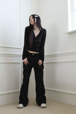Double sleeveless cardigan set