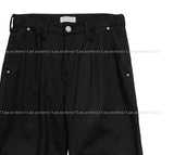 Breeze one-tuck cotton wide pants