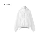 Revl Hood Nylon Windbreaker Zip-Up Jacket