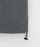 Chiffonne Brushed Hood Half Zip-Up Fleece Sweatshirt