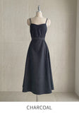 Crea Bustier Flare Long One Piece