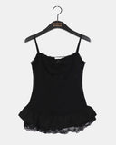 Paultin Layered Sleeveless Cardigan Set