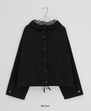 Guntree Check Hood Bomber Jacket