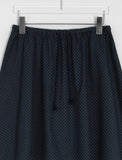 [BAONHAUS] Comne Banding Color Matching Dot Midi Skirt