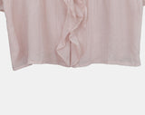 Morein Frill Short Sleeve Blouse