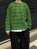 Mohair Heavy Stripe Knit