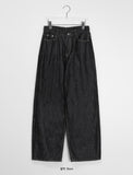 Hinky Summer Raw Denim Balloon Wide Pants