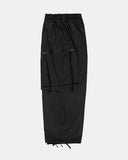 Zipper big cargo balloon wide banding pants