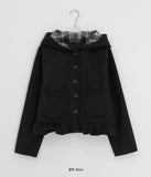 Skimbe Frill Hood Short Coat