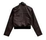 Noki Crack Leather Jacket