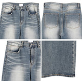 Kaise Washed Semi-Flare Jeans