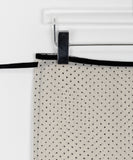 Horan dot layered wrap skirt