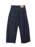 Elt raw wide denim pants