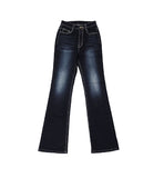 Becky deep blue denim