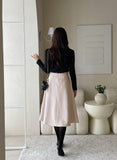 Tinua Tie Ribbon Knit Cardigan