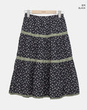 Pottle Lace Tiered Skirt