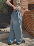 Swen Hand Washing Balloon Denim Pants