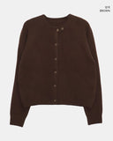 Dean Two Button Round Neck Wool Cardigan