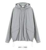 [HARU] SET UP - Hood / Half zip-up anorak