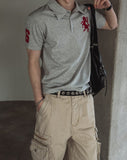 Horse Numbering PK Short Sleeve Collar T-Shirt