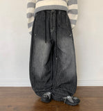 [unisex] Rigel Summer Banding Denim Balloon Pants