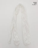 Vinton See-Through Vintage Lace Long Muffler Scarf