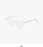Horn rimmed soft nose pad eyewear