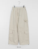 [unisex] Nanaki string banding carpender parachute cargo pants